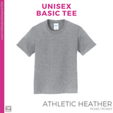 Basic Tee - Athletic Heather (Polk Heart #143517)