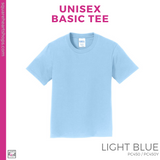 Basic Tee - Light Blue (Sierra Vista Heart #143456)
