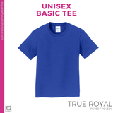 Basic Tee - Royal (Garfield Bubble #143380)