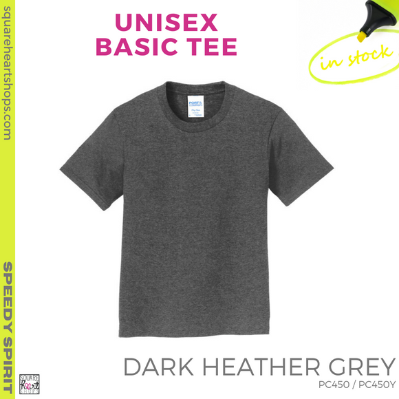 Basic Tee - Dark Heather Grey