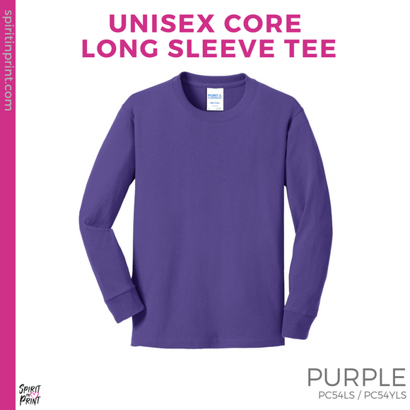 Basic Core Long Sleeve - Purple (Gettysburg Bar #143882)