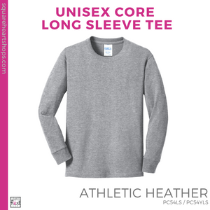 Basic Core Long Sleeve - Athletic Heather (Weldon Heart #143341)