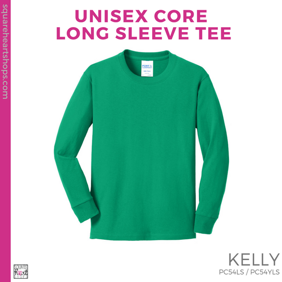 Basic Core Long Sleeve - Kelly (Easterby Script #143343)