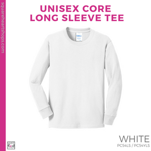 Basic Core Long Sleeve - White (Valley Oak Stripes #143412)