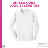 Basic Core Long Sleeve - White (Sierra Vista Heart #143456)