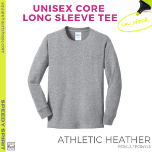 Basic Core Long Sleeve Tee - Athletic Heather