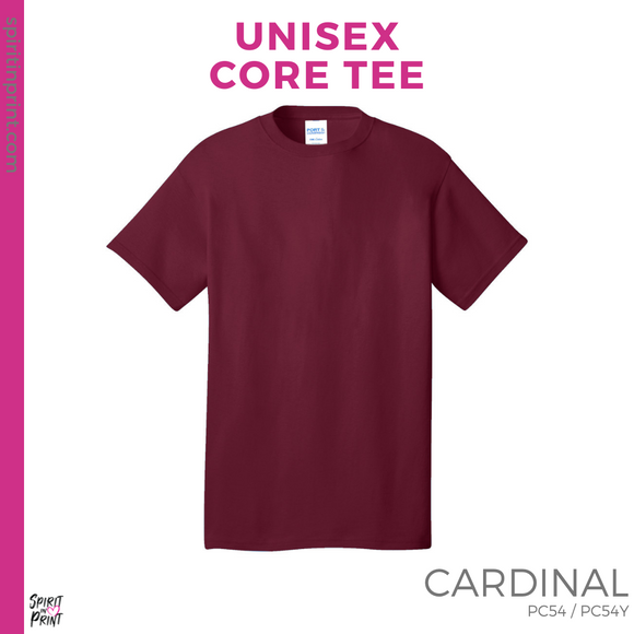 Basic Core Tee - Cardinal (Young Jets Thing #143376)