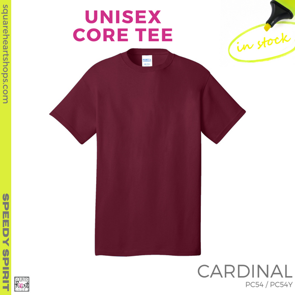 Basic Core Tee - Cardinal