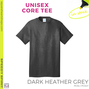 Basic Core Tee - Dark Heather Grey