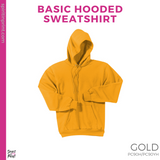 Hoodie - Gold (Valley Oak Script #143880)