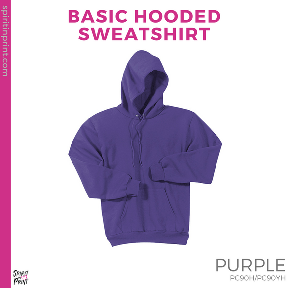 Blank 2024 purple hoodie