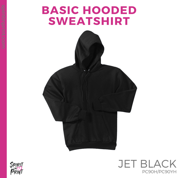 Hoodie - Black (Red Bank Checkers #143614)