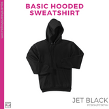 Basic Hoodie - Black (Polk Block #143518)