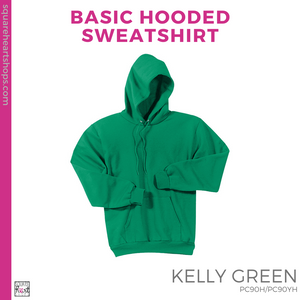 Basic Hoodie - Kelly Green (Easterby Paw #143344)