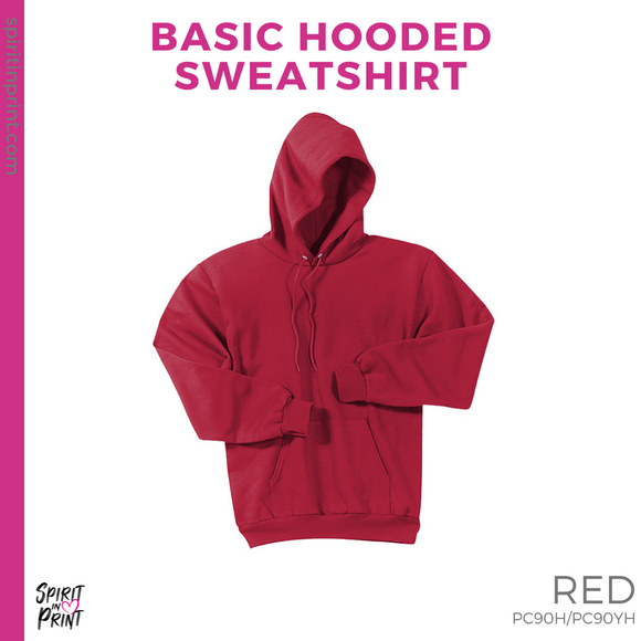 Hoodie - Red (Fairmead Oval #143702)