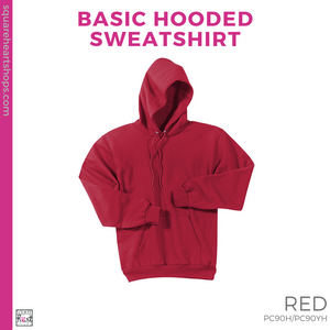 Basic Hoodie - Red (Garfield Bubble #143380)