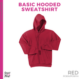 Hoodie - Red (Fairmead Block F #143701)