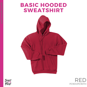 Hoodie - Red (Sierra View Mascot #143629)