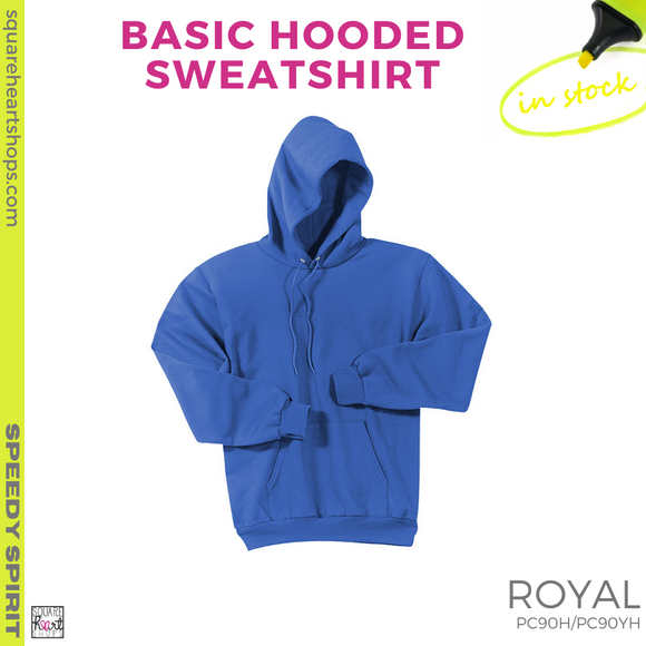 Basic Hooded Sweatshirt - Royal