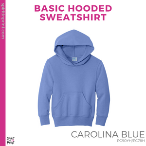 Hoodie - Carolina Blue (Young Pep & Cheer)