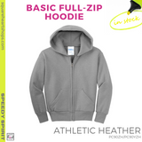 Full-Zip Hoodie - Athletic Heather