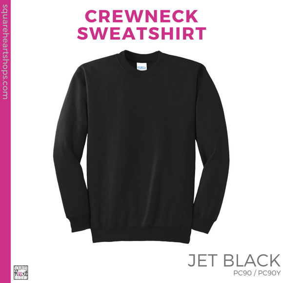 Crewneck Sweatshirt - Black (Kastner Stripes #143452)