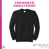 Crewneck Sweatshirt - Black (Oraze Checkerboard #143385)