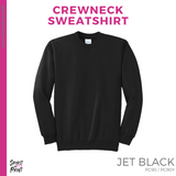 Crewneck Sweatshirt - Black (Fairmead Oval #143702)