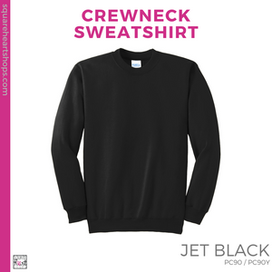 Crewneck Sweatshirt - Black (Weldon Heart #143341)