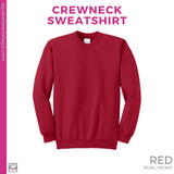 Crewneck Sweatshirt - Red (Garfield Bubble #143380)