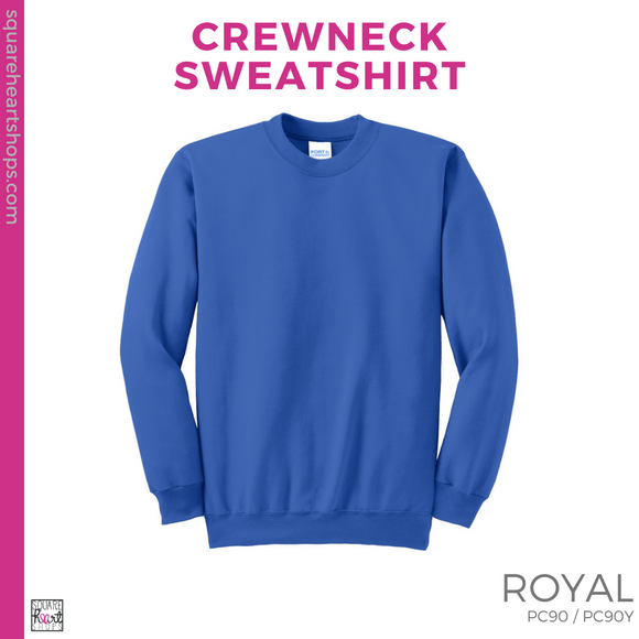 Crewneck Sweatshirt - Royal (Garfield Block #143382)