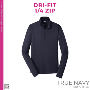 Dri-Fit 1/4 Zip - Navy