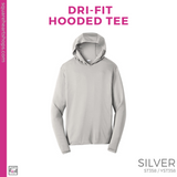 Dri-Fit Hooded Tee - Silver (Oraze Heart #143384)