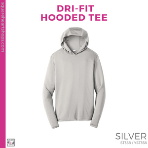 Dri-Fit Hooded Tee - Silver (Mountain View Playful #143388)