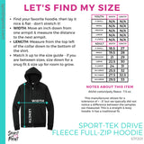 Unisex Fleece Full-Zip Hoodie - Vintage Heather