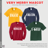 Crewneck Sweatshirt - Athletic Grey (Very Merry Mascot #143675)