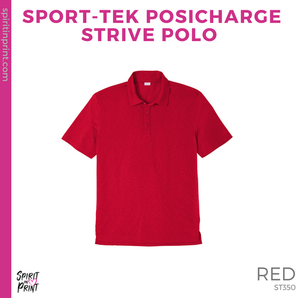 Sport-Tek Strive Polo - Red (Freedom Logo)