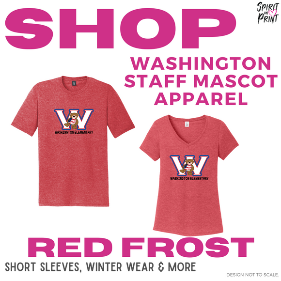 Staff Washington Mascot Red Frost