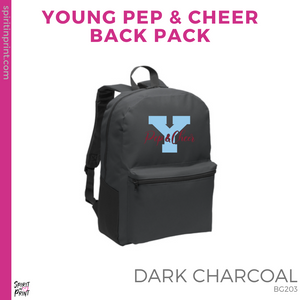 Back Pack - Dark Charcoal (Young Pep & Cheer)