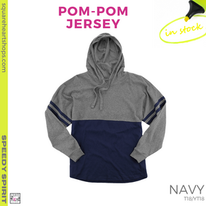PomPom Jersey - Navy