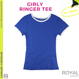 Girly Ringer Tee - Royal