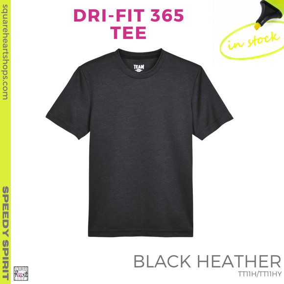 Dri-Fit 365 Tee - Black Heather
