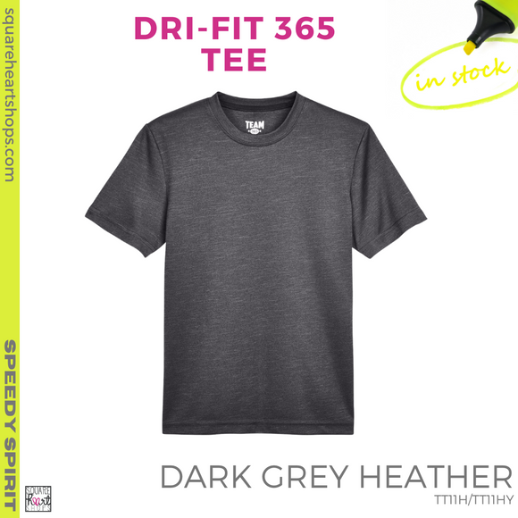 Dri-Fit 365 Tee - Dark Grey Heather