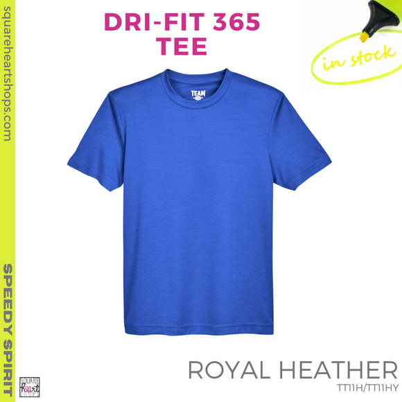Dri-Fit 365 Tee - Royal Heather