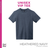 Unisex VIP Tee - Heathered Navy (St. Anthony's Block #143435)