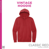 Vintage Hoodie - Red (SPED Squad #143527)