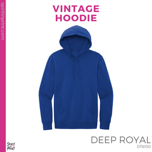 Vintage Hoodie - Deep Royal (Work of Heart #143507)