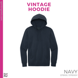 Vintage Hoodie - Navy (IEP Floral #143532)
