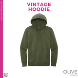 Vintage Hoodie - Olive (Nursing Retired #143511)