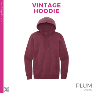 Vintage Hoodie - Plum (My Jam #143529)
